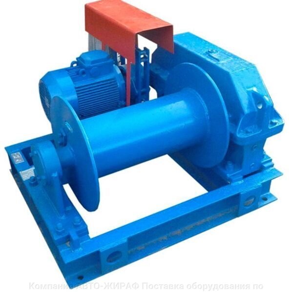 Лебедка тяговая ТЭЛ-1 г/п 1000 кг Н-50 м (без каната) от компании Компания АВТО-ЖИРАФ Поставка оборудования по ценам завода изготовителя - фото 1
