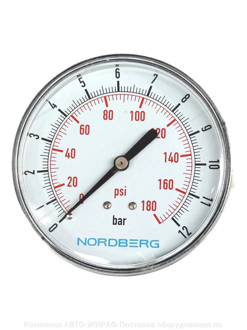 Манометр для подкачки NORDBERG Ti8_GAUGE от компании Компания АВТО-ЖИРАФ Поставка оборудования по ценам завода изготовителя - фото 1