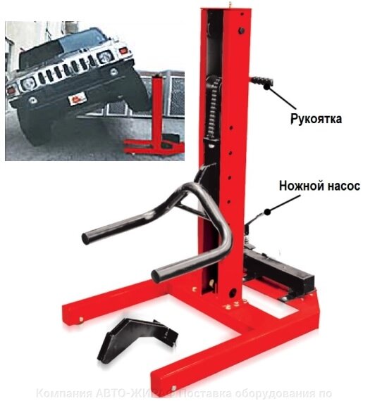 Мини подъемник для автомобилей, г. п. 1,36 кг, Torin TRA6000B от компании Компания "АВТО-ЖИРАФ" Поставка оборудования по ценам завода изготовите - фото 1