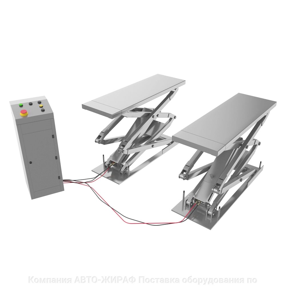 Ножничный подъемник WDK-504 от компании Компания АВТО-ЖИРАФ Поставка оборудования по ценам завода изготовителя - фото 1