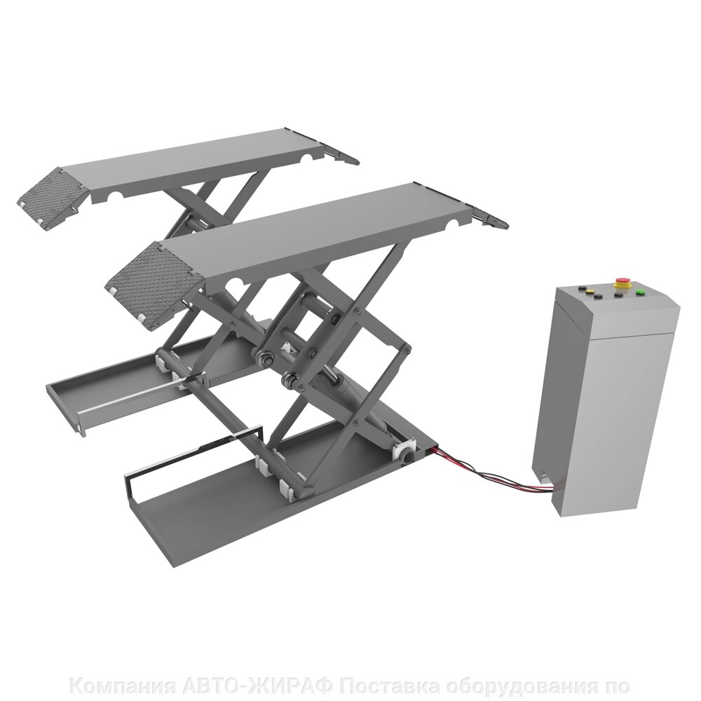 Ножничный подъемник WDK-505 от компании Компания АВТО-ЖИРАФ Поставка оборудования по ценам завода изготовителя - фото 1