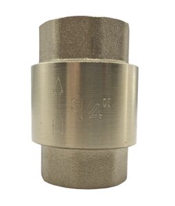 Обратный клапан Verton AQUA CV 3/4” (d 3/4", латунь, EPDM, макс. темп 100 С)
