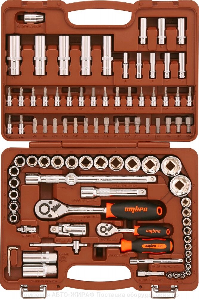 OMT94S Набор инструмента универсальный 1/4", 1/2"DR, 94 предмета от компании Компания АВТО-ЖИРАФ Поставка оборудования по ценам завода изготовителя - фото 1