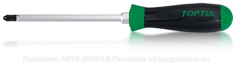 Отвертка крестовая PH3x150 мм TOPTUL FBHB0315 от компании Компания АВТО-ЖИРАФ Поставка оборудования по ценам завода изготовителя - фото 1