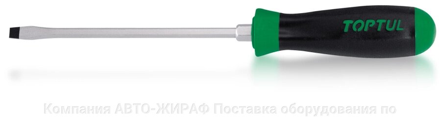 Отвертка шлицевая под шестигранный ключ 1.2x6.5x150 мм TOPTUL FAHB6E15 от компании Компания "АВТО-ЖИРАФ" Поставка оборудования по ценам завода изготовите - фото 1