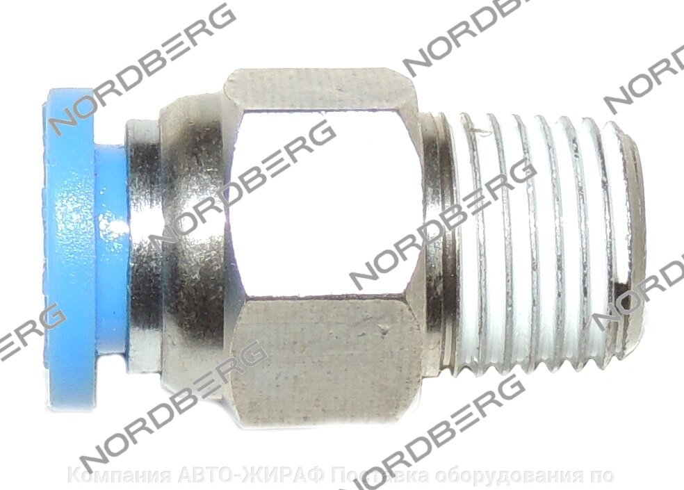 Переходник  для клапана прямой  D6 1/8" C. 01.04. FPC 6-01 NORDBERG 000004048 (FPC 6-01) от компании Компания АВТО-ЖИРАФ Поставка оборудования по ценам завода изготовителя - фото 1