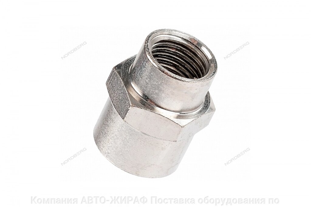 Переходник резьбовой F1/4" - F3/8" от компании Компания АВТО-ЖИРАФ Поставка оборудования по ценам завода изготовителя - фото 1