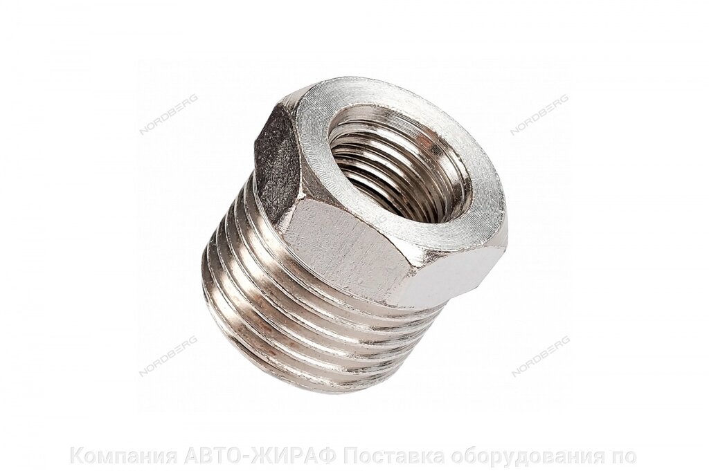 Переходник резьбовой M1/2" - F1/4" NPMF42 от компании Компания АВТО-ЖИРАФ Поставка оборудования по ценам завода изготовителя - фото 1