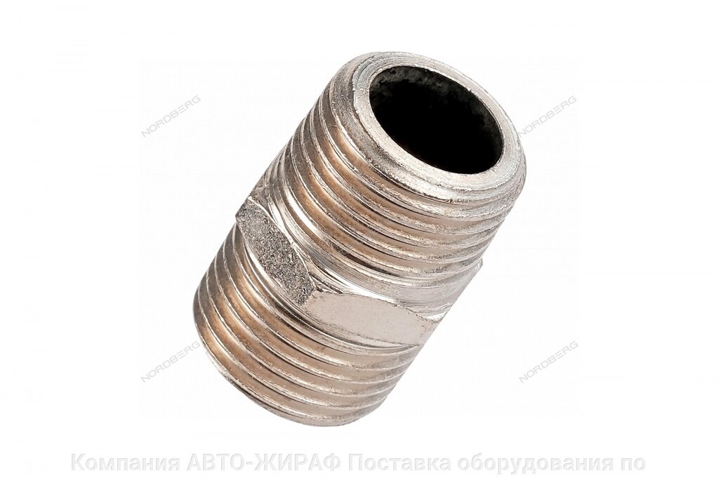 Переходник резьбовой M1/2" - M1/2" от компании Компания АВТО-ЖИРАФ Поставка оборудования по ценам завода изготовителя - фото 1