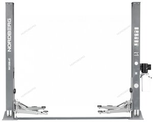 Подъемник двухстоечный 4 т, 380 В, серый NORDBERG N4120B-4G_220