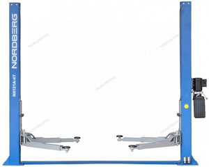 Подъемник двухстоечный 4 т, асимметричный, 220 В NORDBERG N4121A-4T_220