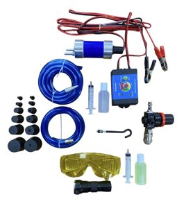 Генератор дыма GSmoke FULL с таймером, регулятор плотности дыма, набор пробок, UV, регулятор давления воздуха, манометр
