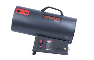 Газовая тепловая пушка Verton Air GH-33 (33 кВт,750м3,2,1кг/ч, рег. высоты/подачи газа, пропан/бутан, шланг редуктора