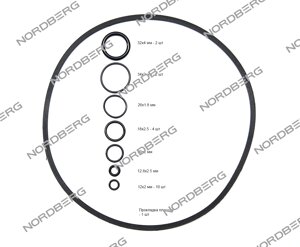 Запчасть ремкомплект (прокладки) для 2379 (c 2018) NORDBERG 2379#RK (2018)