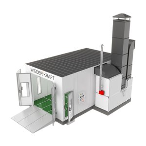 WDK-310 Окрасочно-сушильная камера на металлическом основании