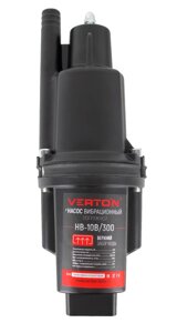 Насос вибрационный Verton НВ-10В/300 (220В,300 Вт,D-100мм, произв. 25 л/мин., глуб. погруж. 4м., верхний забор воды,