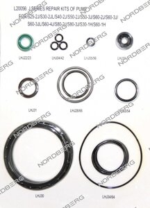 Ремкомплект пневмонасоса PK для домкрата N502 NORDBERG 000003770