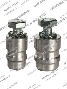 Переходник фиксации шлангов 1/4" port taps (комплект 2 шт.) NORDBERG 000010506