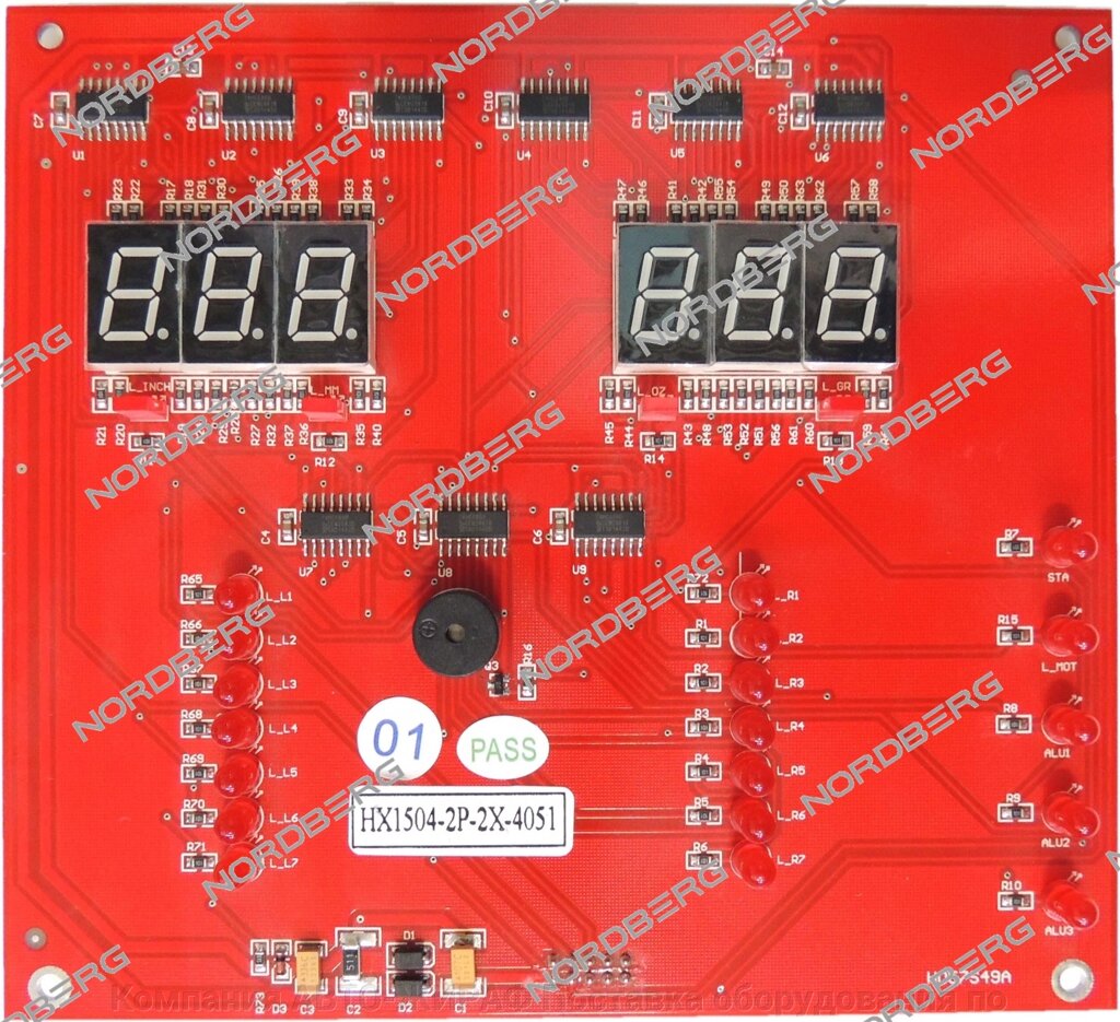 Плата (5509092) дисплея для 4524E, 4524C NORDBERG B-01-1210002 от компании Компания АВТО-ЖИРАФ Поставка оборудования по ценам завода изготовителя - фото 1