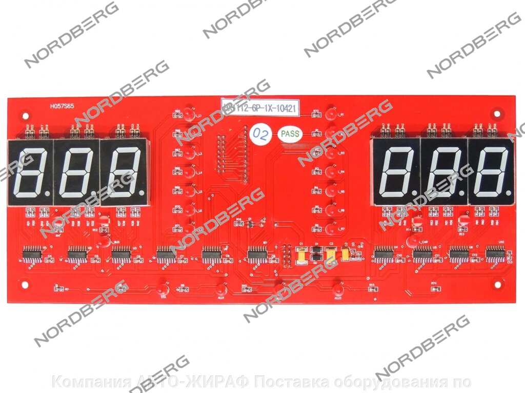 Плата  дисплея NORDBERG 5508202 для 45TRK от компании Компания АВТО-ЖИРАФ Поставка оборудования по ценам завода изготовителя - фото 1
