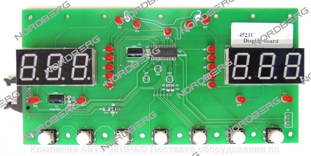 Плата дисплея NORDBERG для 4523E от компании Компания АВТО-ЖИРАФ Поставка оборудования по ценам завода изготовителя - фото 1