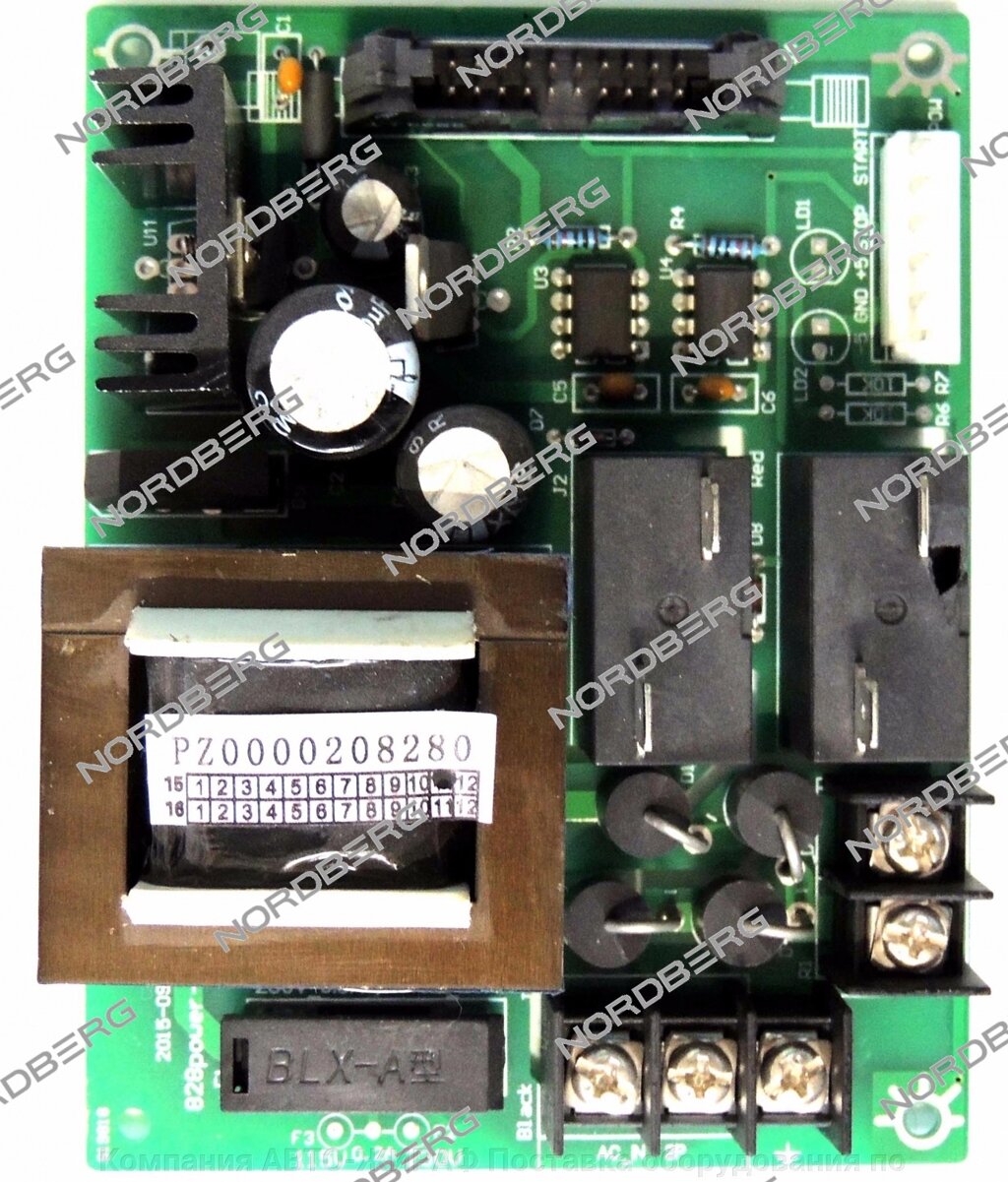 Плата питания NORDBERG PZ-000-020828-0 от компании Компания АВТО-ЖИРАФ Поставка оборудования по ценам завода изготовителя - фото 1