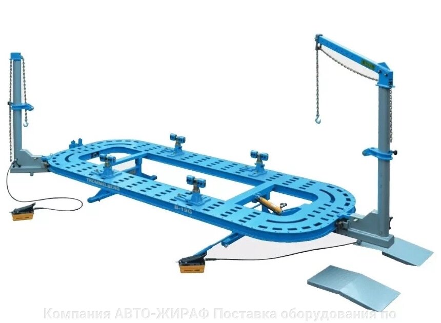 Платформенный стапель с 1-сторонним подъемом TROMM от компании Компания "АВТО-ЖИРАФ" Поставка оборудования по ценам завода изготовите - фото 1