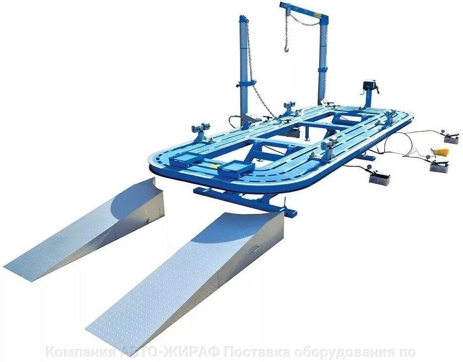 Платформенный стапель с 2-сторонним подъемом TROMM от компании Компания "АВТО-ЖИРАФ" Поставка оборудования по ценам завода изготовите - фото 1
