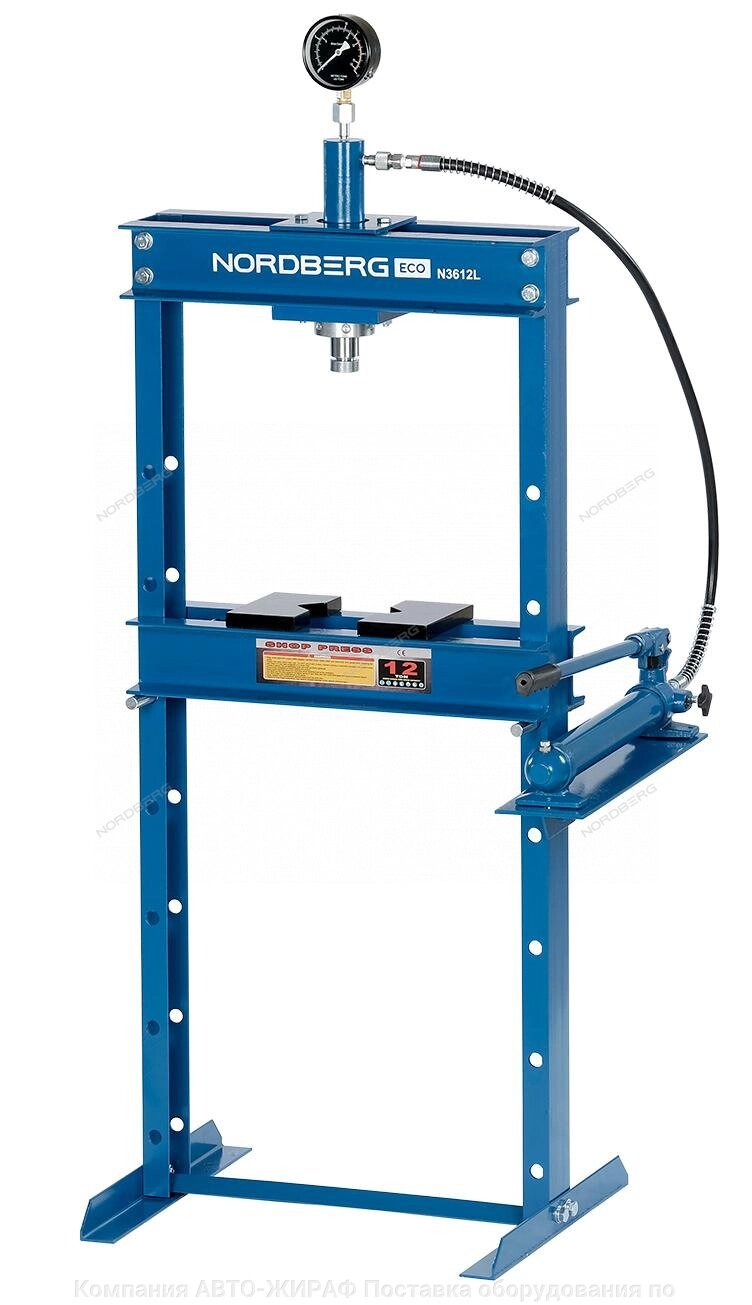 Пресс гидравлический 12т, разборная рама NORDBERG N3612L от компании Компания АВТО-ЖИРАФ Поставка оборудования по ценам завода изготовителя - фото 1
