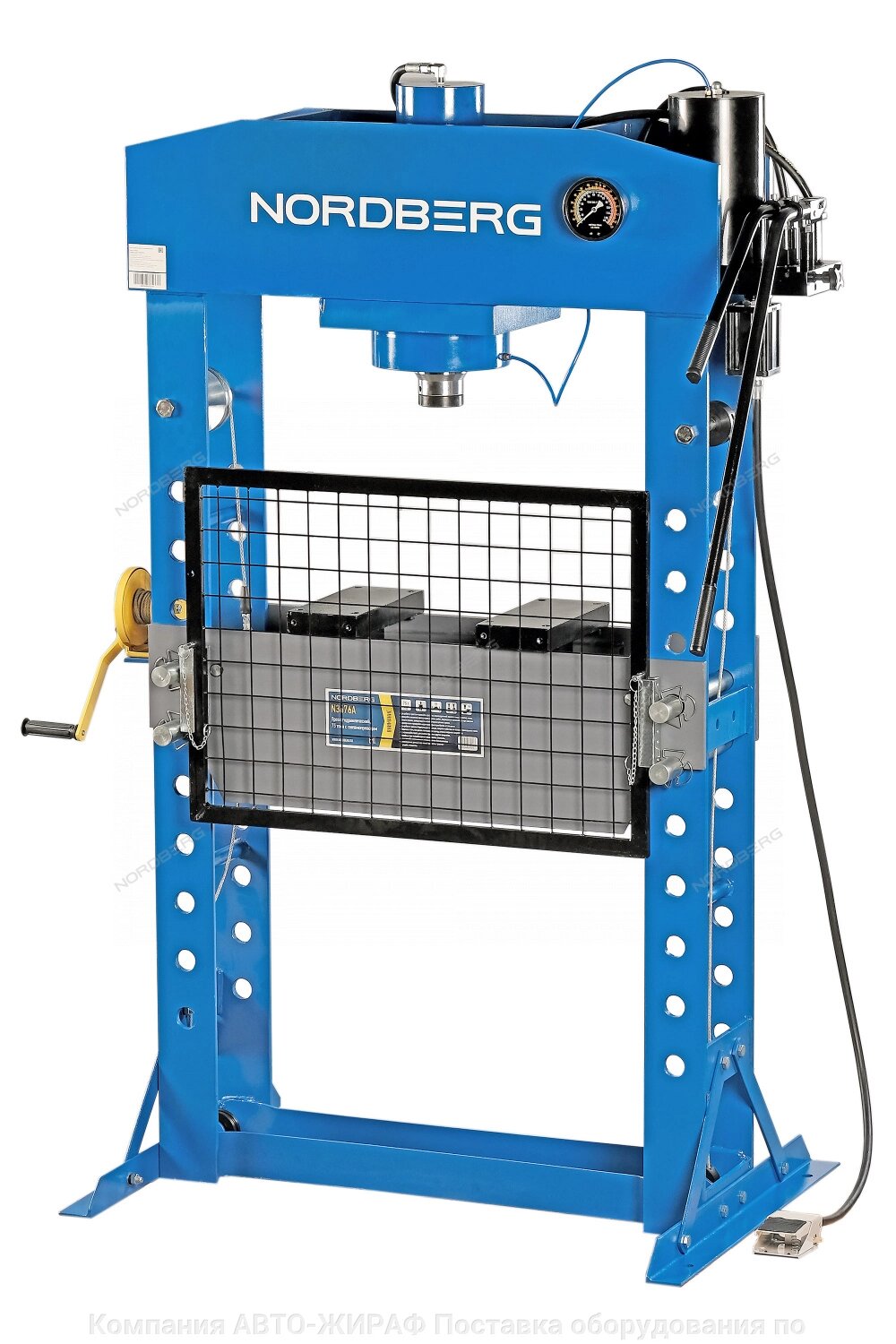 Пресс гидравлический 75т, пневмоуправление NORDBERG N3676A от компании Компания АВТО-ЖИРАФ Поставка оборудования по ценам завода изготовителя - фото 1