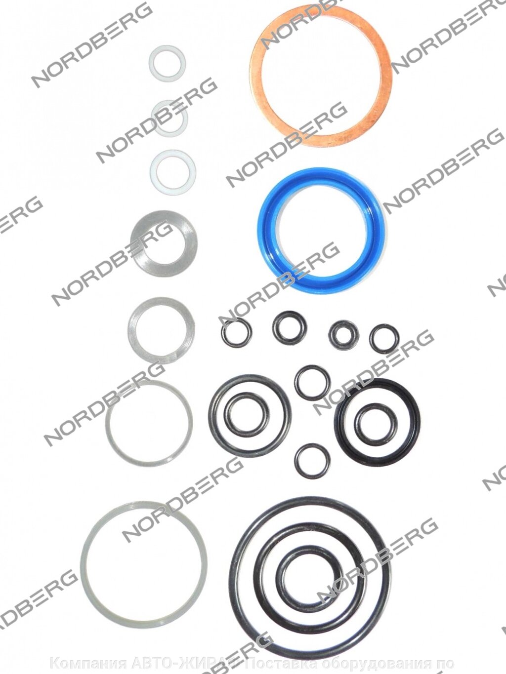 Прокладок комплект для N3810n NORDBERG ЦБ-00001134 от компании Компания АВТО-ЖИРАФ Поставка оборудования по ценам завода изготовителя - фото 1
