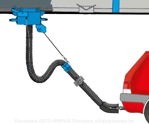 Рельсовая вытяжная система Filcar TEST-LINE-B-9 от компании Компания АВТО-ЖИРАФ Поставка оборудования по ценам завода изготовителя - фото 1