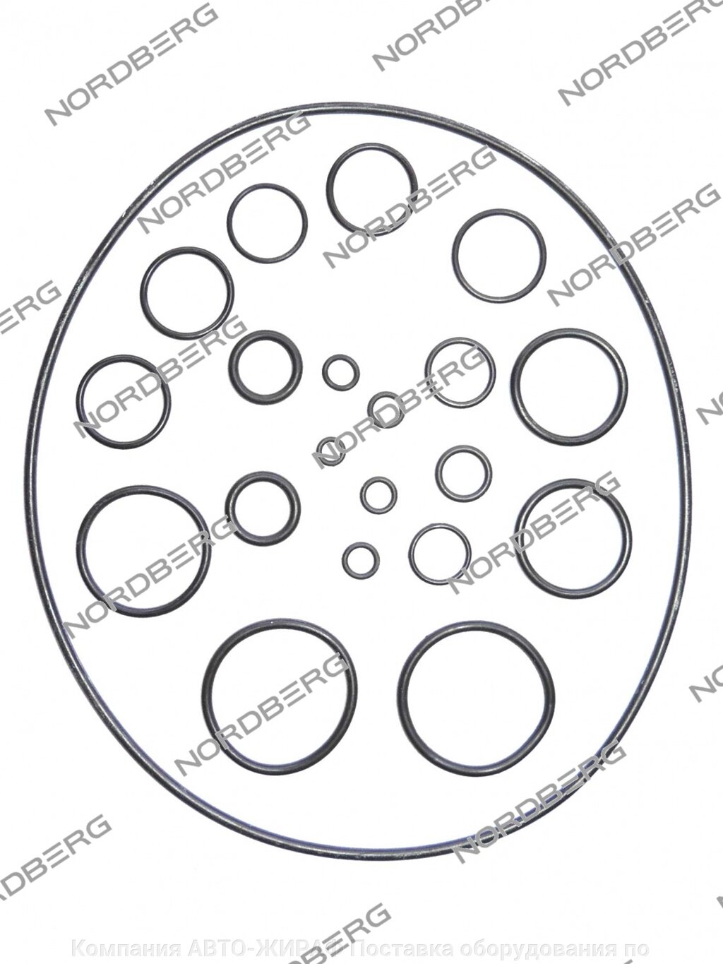 Ремкомплект (прокладки) X006633 для NORDBERG 2380 old от компании Компания АВТО-ЖИРАФ Поставка оборудования по ценам завода изготовителя - фото 1