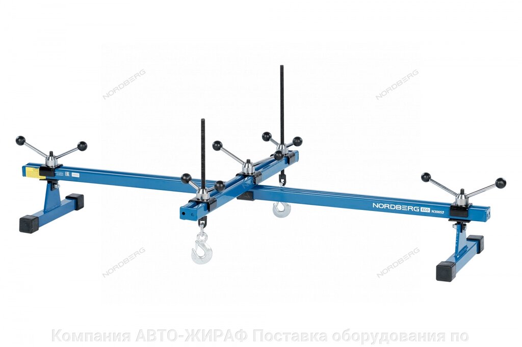 Стенд для вывешивания двигателей 500 кг, с поперечной штангой, L=180 см NORDBERG N30052 от компании Компания АВТО-ЖИРАФ Поставка оборудования по ценам завода изготовителя - фото 1