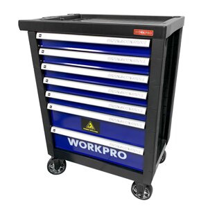 Тележка инструментальная 7 ящиков с 12 ложементами WP285002A WORKPRO