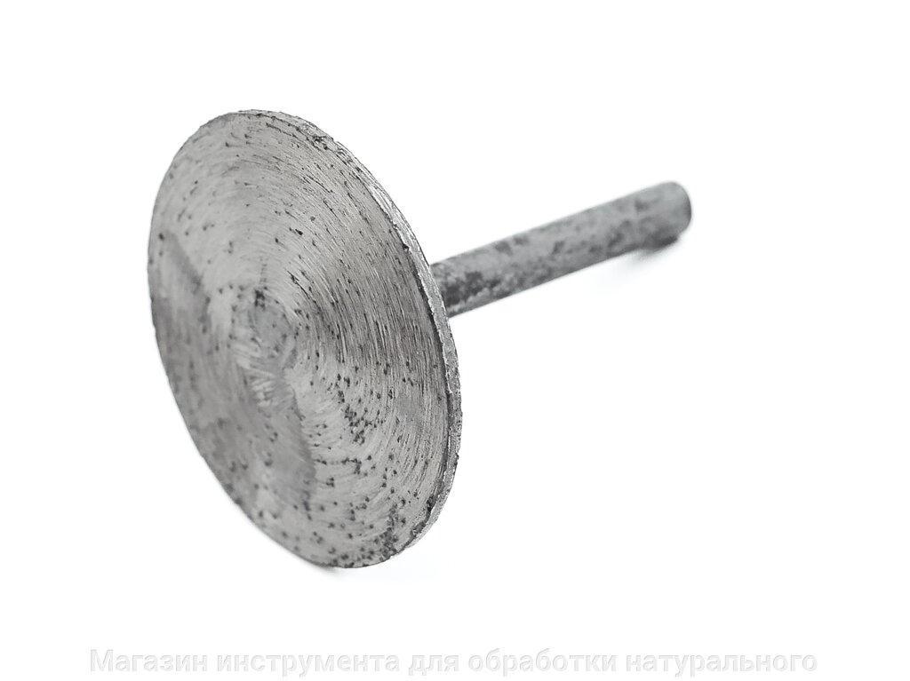 Алмазная фреза диск №1 цельного спечения по граниту цанга 6 мм от компании Магазин инструмента для обработки натурального камня - фото 1