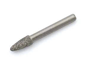 Алмазная фреза конус №10 вакуумного спекания по мрамору цанга 6 мм