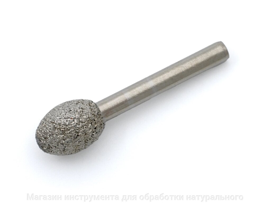 Алмазная фреза конус №11 вакуумного спекания по мрамору цанга 6 мм от компании Магазин инструмента для обработки натурального камня - фото 1
