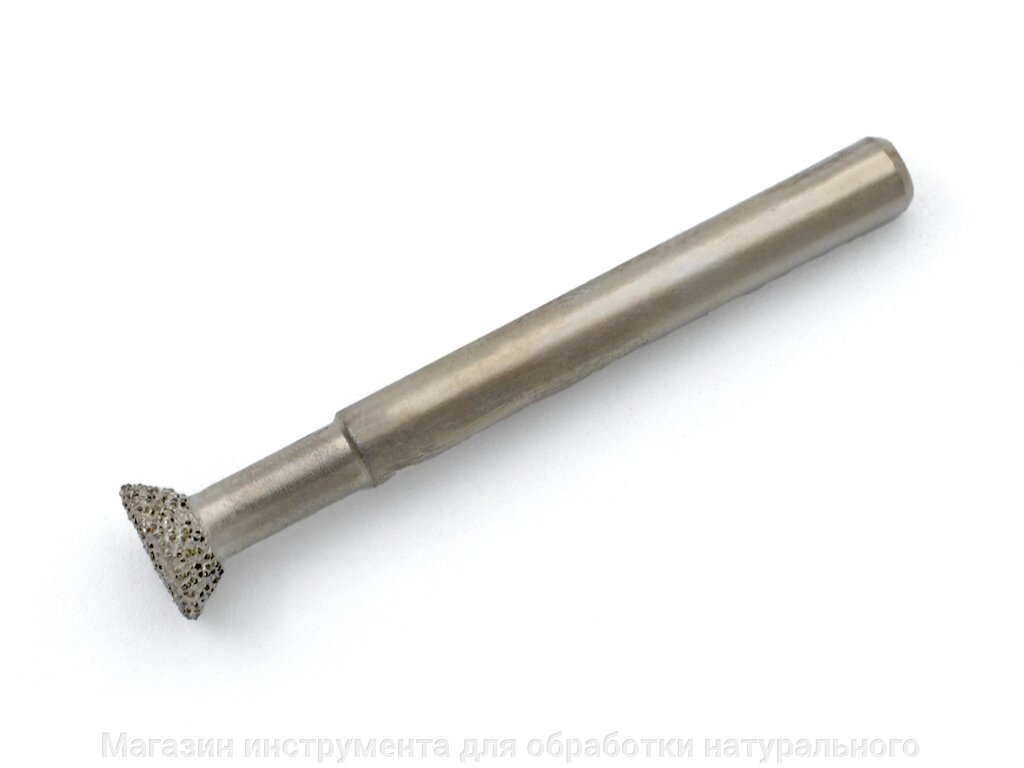 Алмазная фреза трапеция №5 вакуумного спекания по мрамору цанга 6 мм от компании Магазин инструмента для обработки натурального камня - фото 1