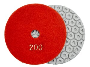Алмазные гибкие диски "гайки"200 Ø 100 c водяным охлаждением 7 номеров 1 шт