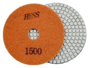 Алмазные гибкие диски №1500 Ø 100 "hess" c водяным охлаждением 1 шт