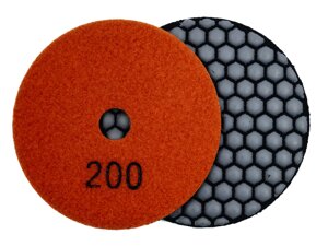 Алмазные гибкие диски №200 Ø 100 "соты" сухие 8 номеров 1 шт