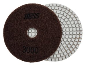Алмазные гибкие диски №3000 Ø 100 "hess" c водяным охлаждением 1 шт