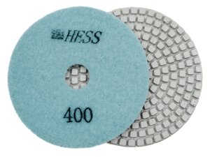 Алмазные гибкие диски №400 Ø 100 "hess" c водяным охлаждением 1 шт