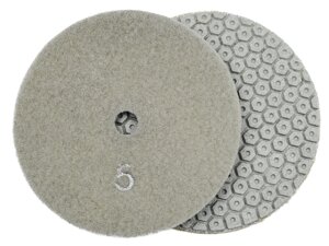 Алмазные гибкие диски №5 Ø 100 "миниболты" сухие 5 шагов 1 шт