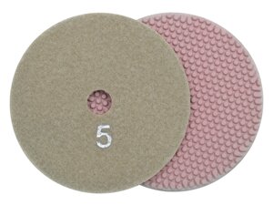 Алмазные гибкие диски №5 Ø 100 сухие "мини точки" 5 номеров 1 шт