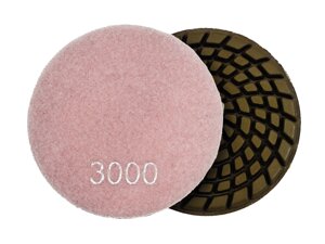 Алмазные гибкие диски по бетону ф 100 мм № 3000 с водяным охлаждением
