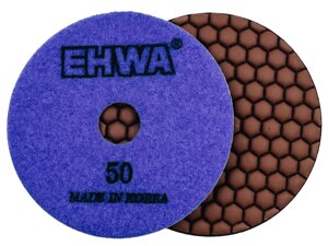 Алмазные гибкие полировальные диски № 50 d 100 мм по камню EHWA (Ихва) сухие