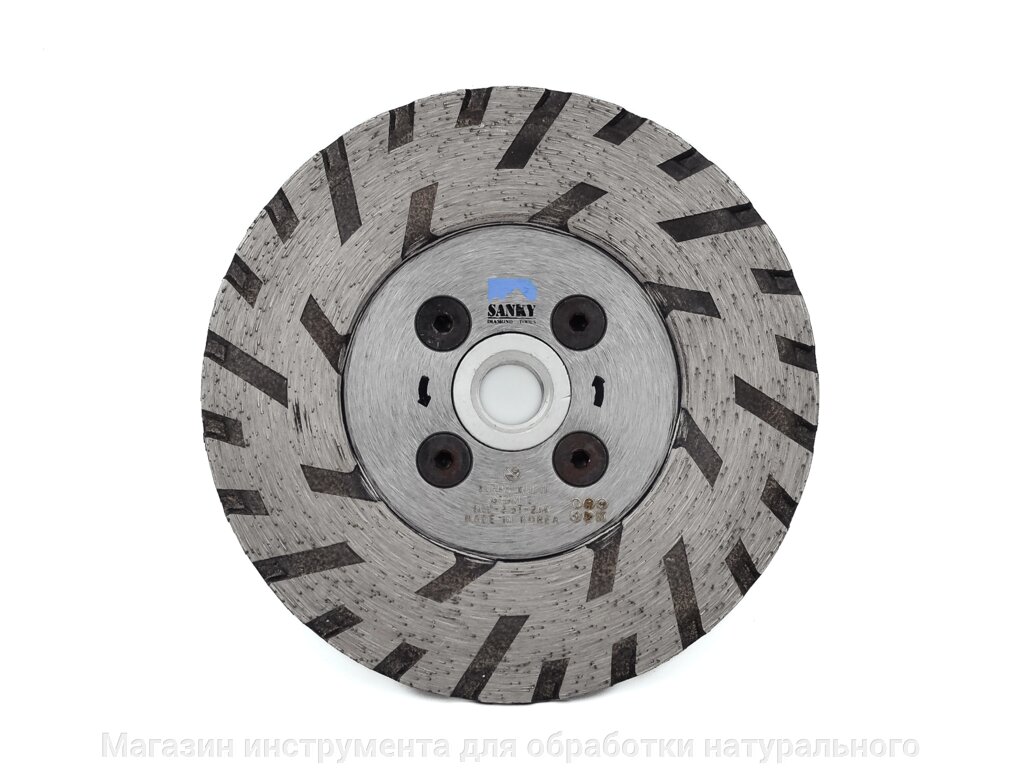 Алмазный диск (мультидиск) "SANKY" 115 мм по граниту от компании Магазин инструмента для обработки натурального камня - фото 1