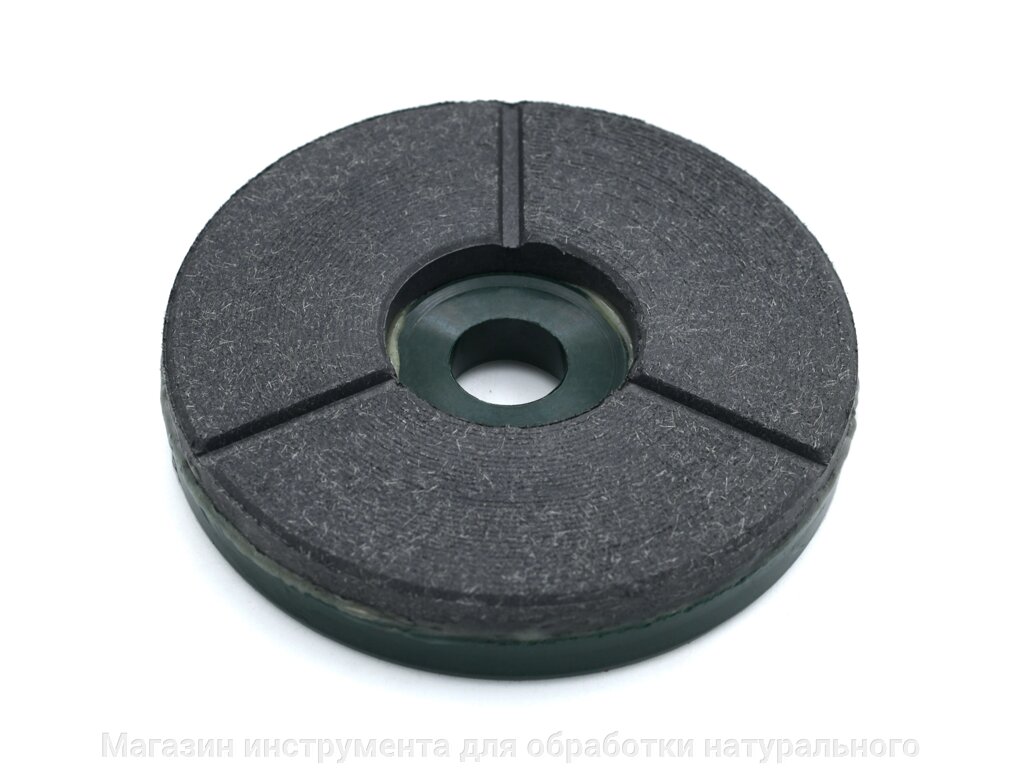 BUFF (бафф) полировальный для камня на пластиковой основе,  д 160 мм от компании Магазин инструмента для обработки натурального камня - фото 1